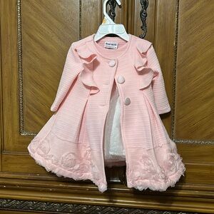 Pink 2 piece dress and jacket